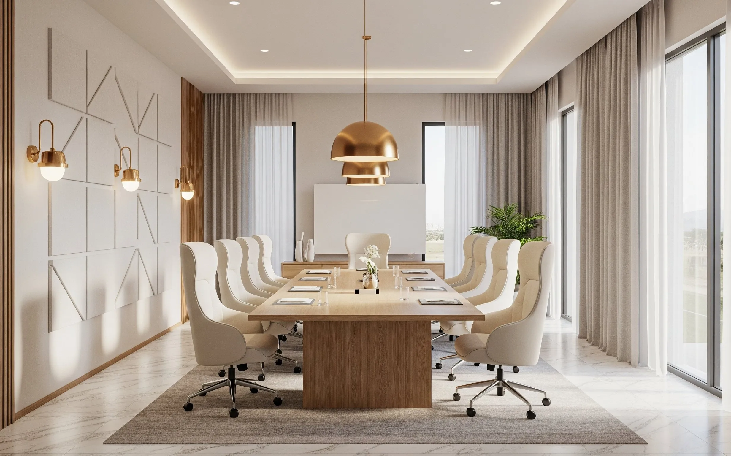 Modern khaleeji office meeting room