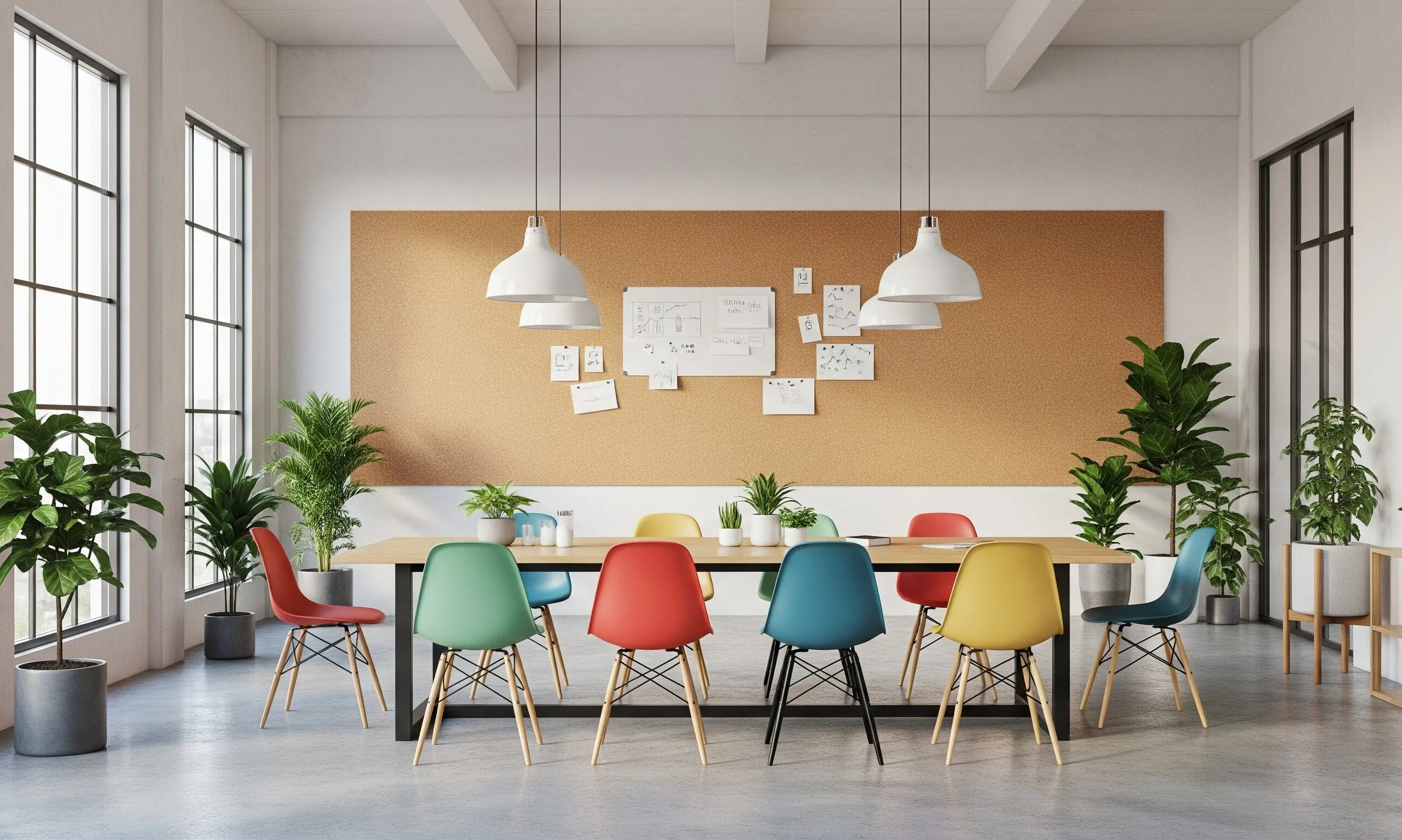 Creative agency meeting room