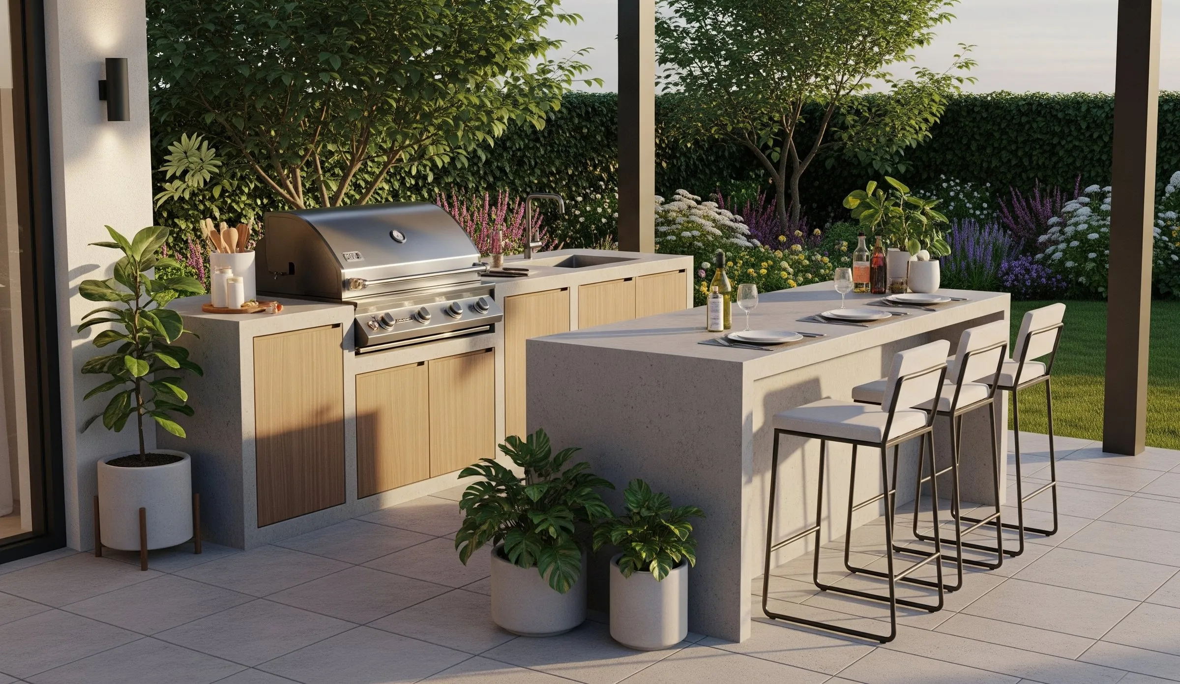 Outdoor kitchen
