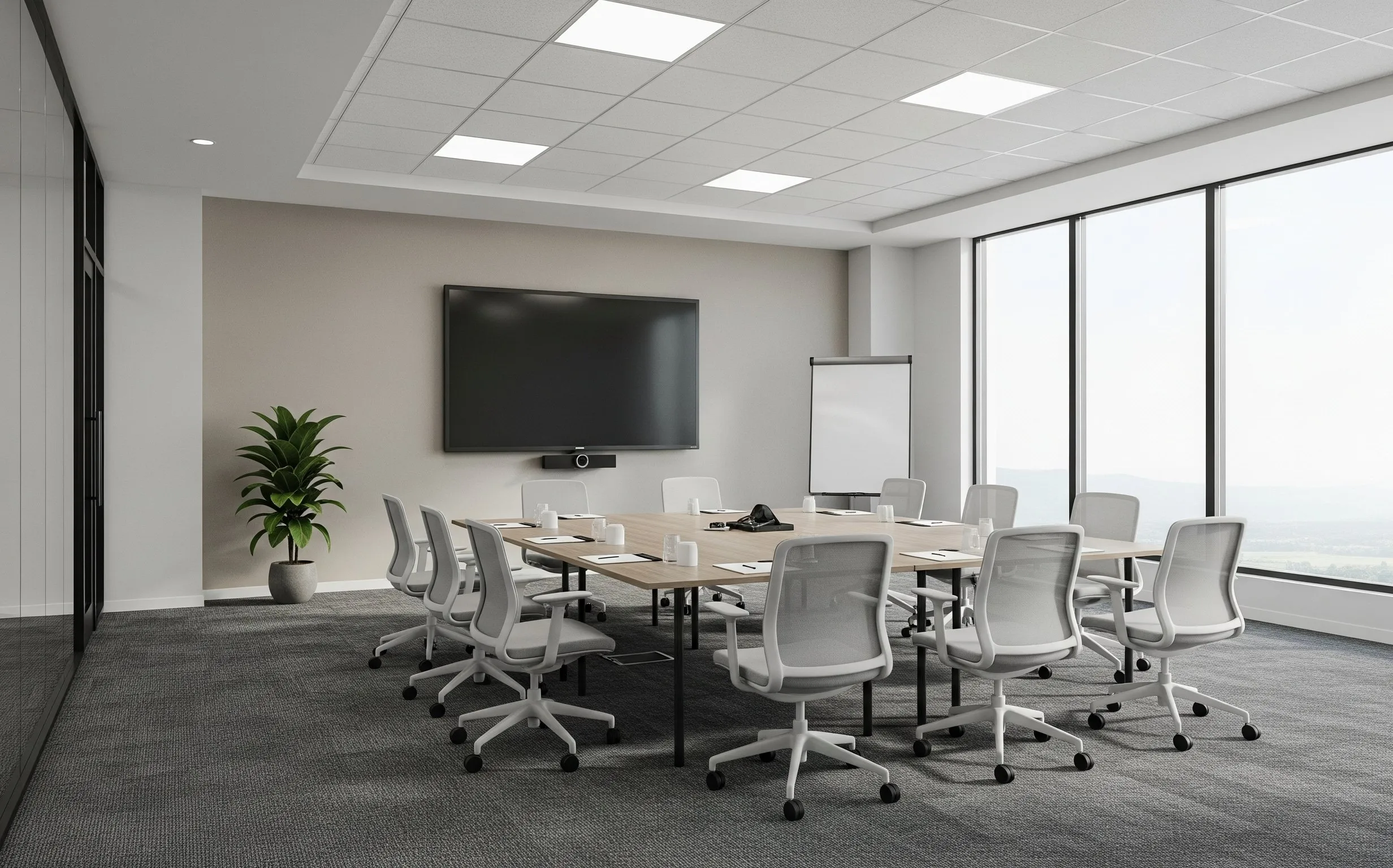 Corporate neutral meeting room